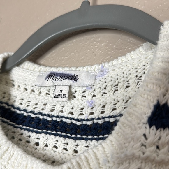 Madewell Crochet-Knit Crewneck Sweater Tank - Picture 8 of 14